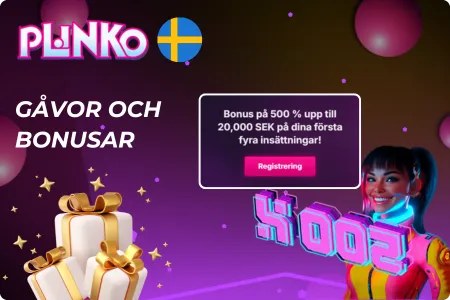 Plinko bonusar